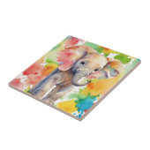 サファリセレニティエレファント タイル (側面)