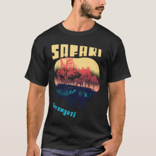 サファリセレンティ国立公園アフリカタンザニアビッグ Tシャツ