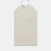 サファリゼブラワイルドエキゾチック動物ありがとう ギフトタグ (裏面)