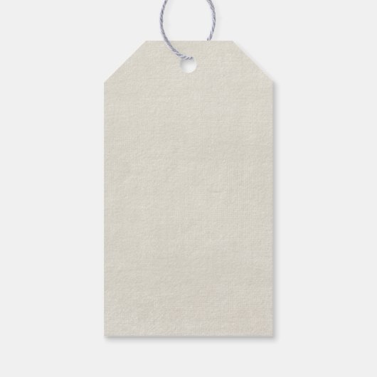 サファリゼブラワイルドエキゾチック動物ありがとう ギフトタグ (裏面)