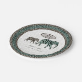 サファリゾーンズリトルマン男の赤ちゃんゼブラシャワー ペーパープレート (アングル)