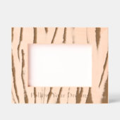 サファリタイガーアニマルプリント レーザー彫刻フレーム (正面)