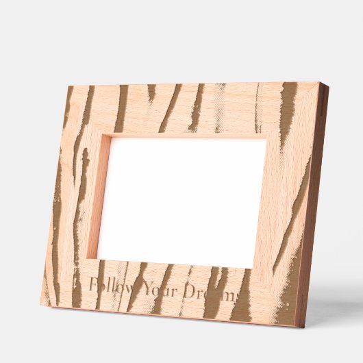 サファリタイガーアニマルプリント レーザー彫刻フレーム (左)