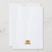 サファリタイガーファースト誕生日招待状for Boy 招待状 (裏面)