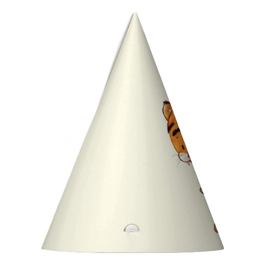 サファリタイガーファースト誕生日 パーティーハット (左)