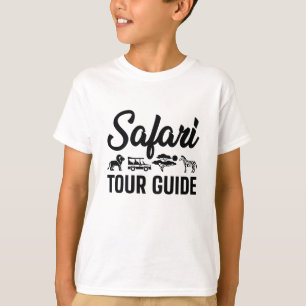 サファリツアーガイド Tシャツ