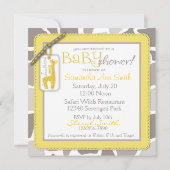 サファリツインズ招待状スクエア 招待状 (裏面)