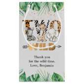 サファリツーワイルドバースデーパーティー スモールペーパーバッグ (裏面)