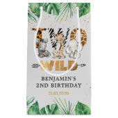 サファリツーワイルドバースデーパーティー スモールペーパーバッグ (正面)