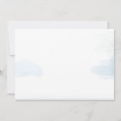 サファリツーワイルド 2歳男子誕生日写真 招待状 (裏面)