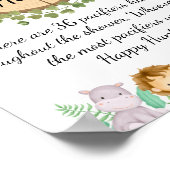 サファリテーマおしゃぶり狩り ポスター (角)