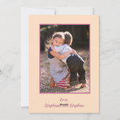 サファリテーマハッピーバースデーママ シーズンカード (裏面)