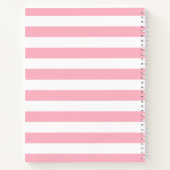 サファリテーマベビーガールシャワーゲストブック ノートブック (裏面)