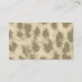 サファリテーマベビーシャワーおむつラッフルチケット エンクロージャーカード (裏面)