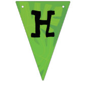 サファリテーマ誕生日 バンティングフラッグ (第2の旗)