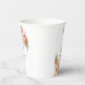 サファリデザートボホフラワーズ結婚式招待状 紙コップ (右)