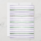 サファリトラックとかわいい動物のベビーシャワーを郵送 招待状 (裏面)