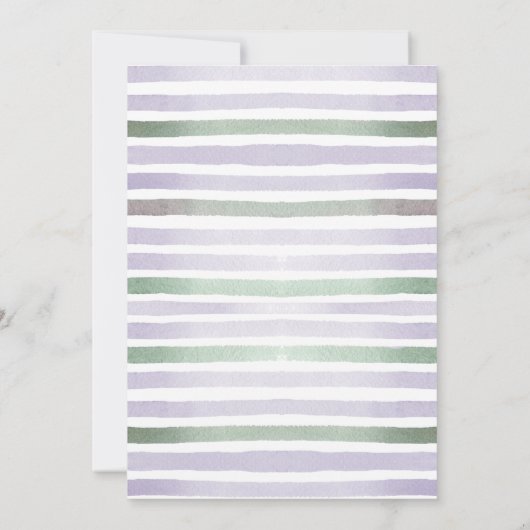 サファリトラックとかわいい動物のベビーシャワーを郵送 招待状 (裏面)