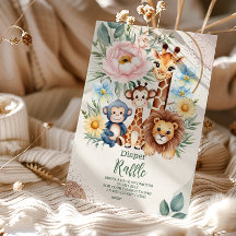 サファリトロピカルジャングルアニマルズ　ラッフル　ディーパーパー