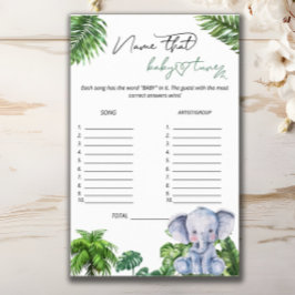 サファリトロピカルネームザーズベビーチューン チラシ