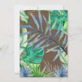 サファリトロピカル誕生日招待 招待状 (裏面)