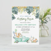 サファリドライブby誕生日パレード招待状 招待状 (スタンド正面)