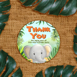 サファリバースデーパーティー – ラファント ラウンドシール