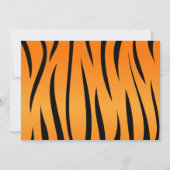 サファリバースデーパーティ招待状 招待状 (裏面)