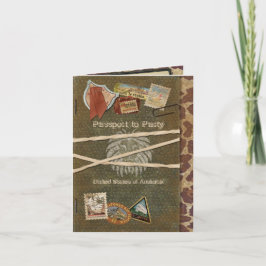 サファリパスポート招待状 招待状