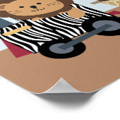 サファリパーソナライズされたアニマルトレインポスター/バナー ポスター (角)