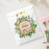 サファリパーソナライズされたー動物パーティー フェイバーバッグ (封をした状態)