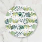 サファリパーティーアニマルジャングル誕生日 フェイバータグ (裏面)