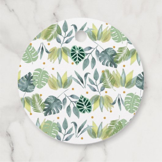 サファリパーティーアニマルジャングル誕生日 フェイバータグ (裏面)