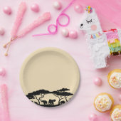 サファリパーティープレート ペーパープレート (パーティー)