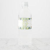 サファリパーティー動物誕生日動物園ワイルドパーティー ペットボトルラベル (裏面)