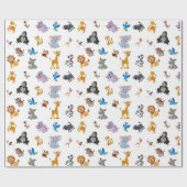 サファリパーティー ラッピングペーパー (フラット)