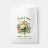 サファリフォトワイルドワンジャングル葉初誕生日 フェイバーバッグ (正面)