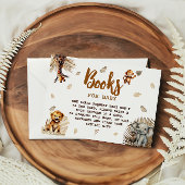 サファリフレンズかわいいフローラブックベビー エンクロージャーカード