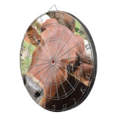 サファリブラウンカウズ ダーツボード (正面右)