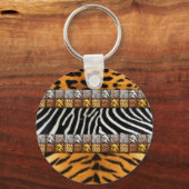 サファリプリント キーホルダー (正面)