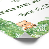 サファリベイビーシャワーへようこそ ポスター (角)