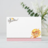 サファリベイビーシャワーサンキューカード サンキューカード (スタンド正面)