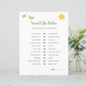 サファリベイビーシャワーテーマ | Would She Game (スタンド正面)