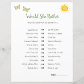 サファリベイビーシャワーテーマ | Would She Game (正面)