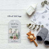 サファリベイビーシャワーパーティーお願いギフトラベル ギフトタグ