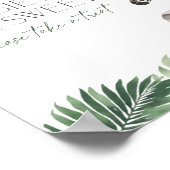 サファリベイビーシャワーベビーはスイートトリートサイン ポスター (角)