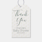 サファリベイビーシャワーメッセージカード ギフトタグ (正面)