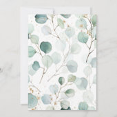 サファリベイビーシャワー招待状ガールヤングワイルド 招待状 (裏面)