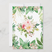 サファリベイビーシャワー招待状バンドル 招待状 (裏面)