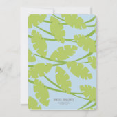 サファリベイビーシャワー招待状 招待状 (裏面)